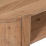 Ixia Mesa de centro de madera de acacia natural 120 x 50 x 40 cm