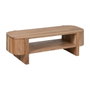 Ixia Mesa de centro de madera de acacia natural 120 x 50 x 40 cm