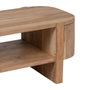 Ixia Mesa de centro de madera de acacia natural 120 x 50 x 40 cm