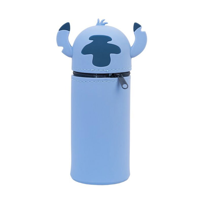 ERIK Portatodo 3D Tropical Stitch Disney de Silicona 17x6,5cm con Cierre Cremallera