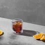 Bodum BOD0699965618292 - Juego de Bar Douro con Cubitera Redonda y 2 Vasos de Whisky de Doble Pared