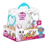 ZURU 4894680036413 Juego interactivo Mascotas Vivas Mamá Conejita y Bebé Sonoro con 10 Sonidos y Bebés Sorpresa