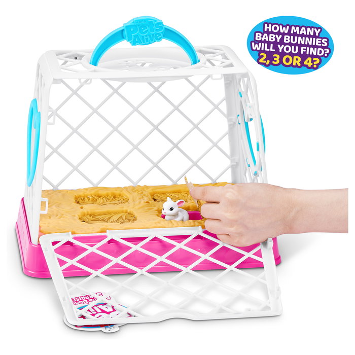 ZURU Pets Alive Mama Bunny y Baby Surprise - Juguete Conejo Interactivo Sonoro con Pilas Incluidas - Para Niños 3 Años ZURU Pets Alive Mama Bunny y Baby Surprise - Juguete Conejo Interactivo Sonoro con Pilas Incluidas - Para Niños 3 Años