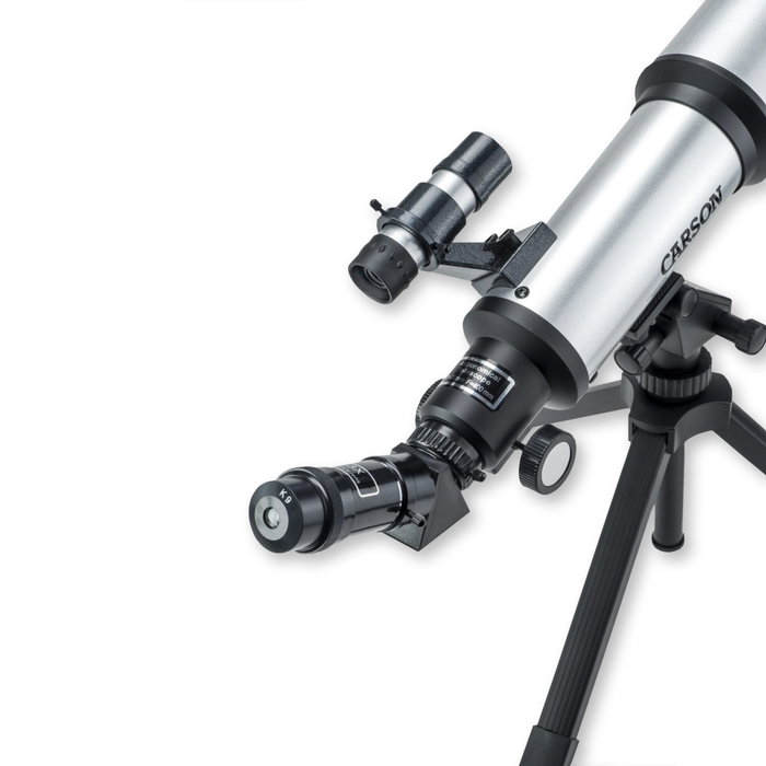 Carson SkyChaser SC-450 Telescopio Refractor con Trípode de Mesa Carson SkyChaser SC-450 Telescopio Refractor con Trípode de Mesa