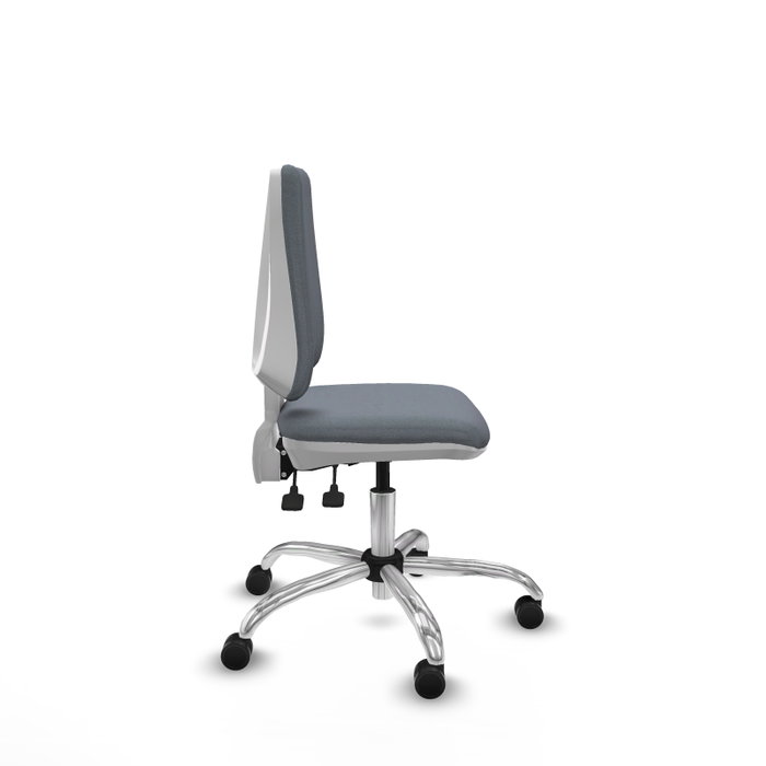 PIQUERAS Y CRESPO Silla de oficina Elche con mecanismo Asincro, Gris