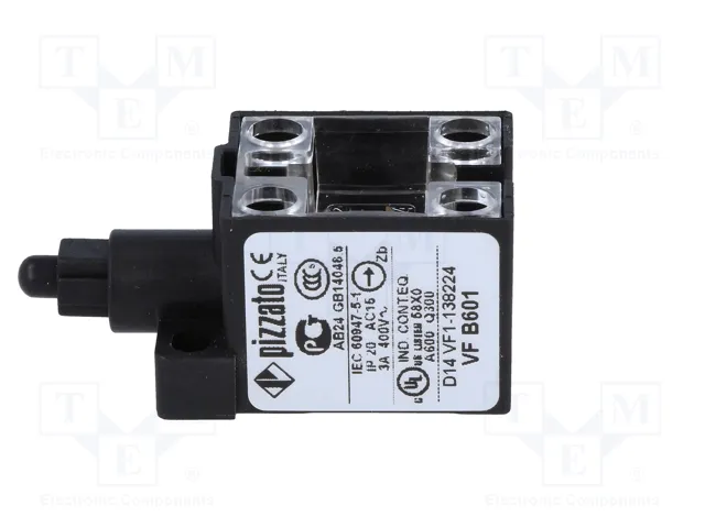 PIZZATO ELETTRICA Interruptor de fin de carrera con husillo de plástico NO + NC