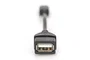 Digitus Adaptador USB 2.0 Mini-USB B a USB A OTG 0,2 m Negro