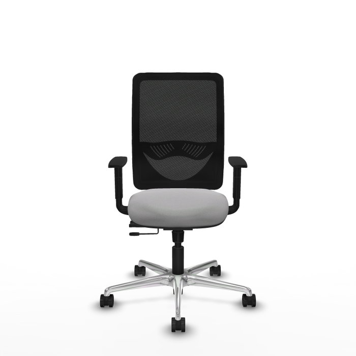 PIQUERAS Y CRESPO Silla de oficina Zulema Gris claro y Negro PIQUERAS Y CRESPO Silla de oficina Zulema Gris claro y Negro