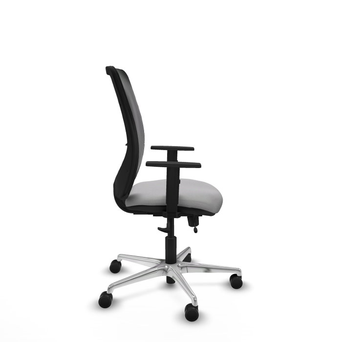PIQUERAS Y CRESPO Silla de oficina Zulema Gris claro y Negro PIQUERAS Y CRESPO Silla de oficina Zulema Gris claro y Negro
