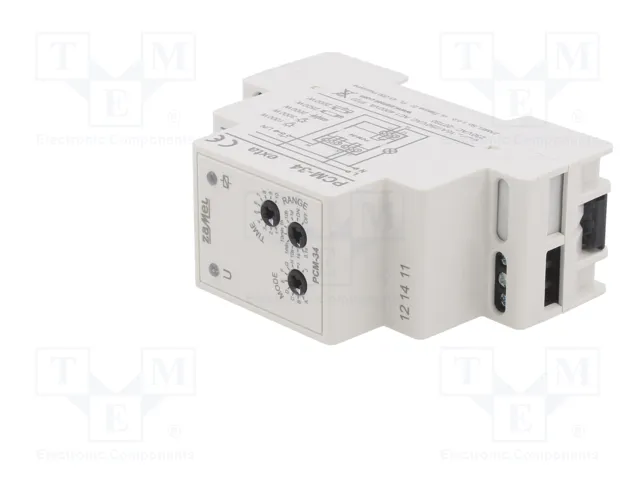 ZAMEL PCM-34 Relé de tiempo analógico 230VAC