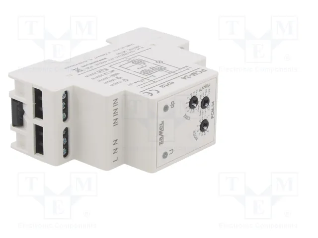 ZAMEL PCM-34 Relé de tiempo analógico 230VAC
