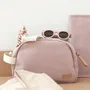 Beaba 3384349403119 Neceser bebé de lona rosa empolvado