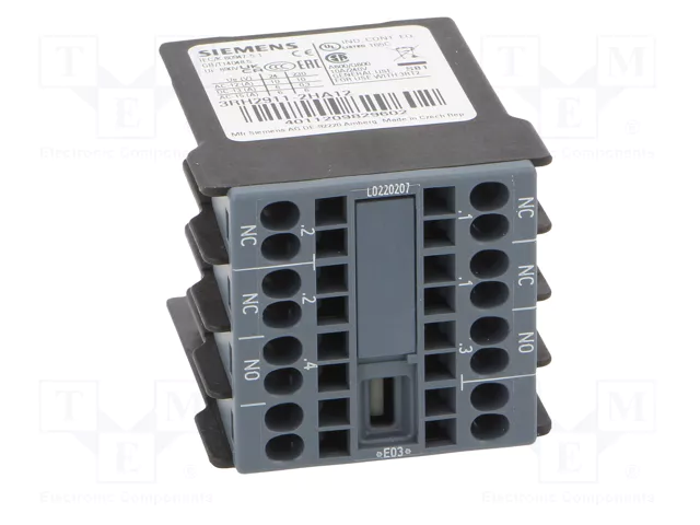 SIEMENS 3RH2911-2HA12 Contactores auxiliares con cierres de muelle