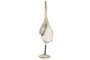 DKD Home Decor Decoración de Madera y Resina Beige con Soporte