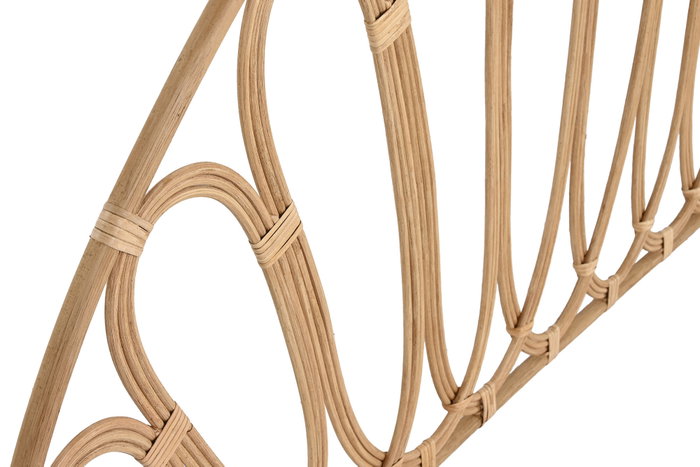 DKD Home Decor Cabecero de Cama Bambú y Ratán Natural 180x2x80