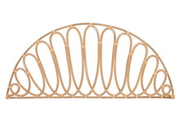 DKD Home Decor Cabecero de Cama Bambú y Ratán Natural 180x2x80
