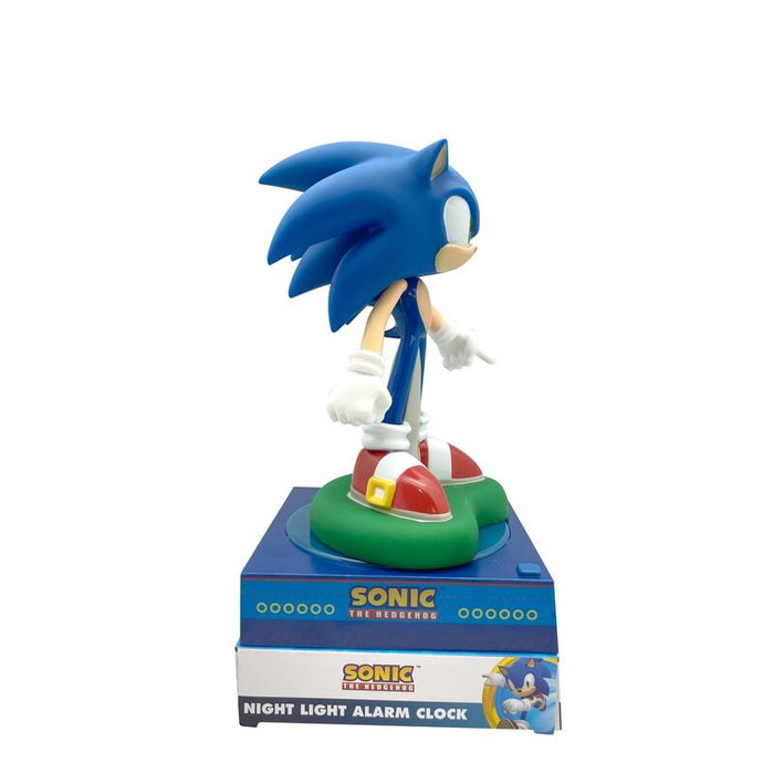 KIDS LICENSING Lámpara 3D Sonic the Hedgehog con Despertador