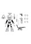 Space Usagi Yojimbo Black & White Ver. Scale Action Fig. 18 cm Usagi Yojimbo