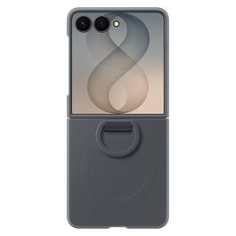 Samsung EF-EF776CBEGWW Funda de Silicona con Anilla Magnética para Galaxy Z Flip8, Negro