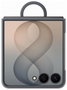 Samsung EF-EF776CBEGWW Funda de Silicona con Anilla Magnética para Galaxy Z Flip8, Negro