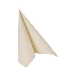 PAPSTAR Servilletas de 3 capas color champán 40,0 x 40,0 cm