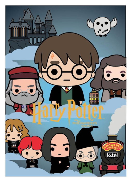 Monogram Int. Imán de Espuma 3D Harry Potter y la piedra filosofal Monogram Int. Imán de Espuma 3D Harry Potter y la piedra filosofal