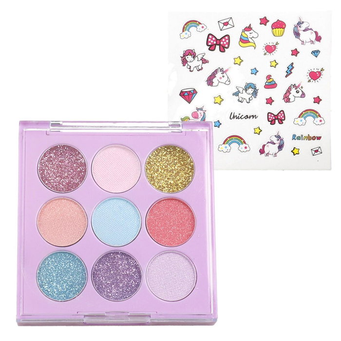 Color Baby Set de Maquillaje con Accesorios de Belleza y Bolsito