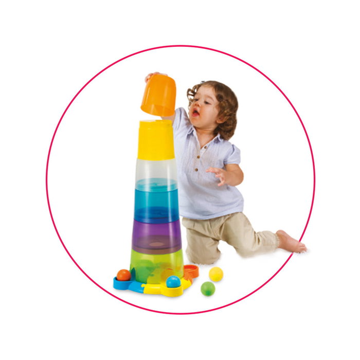 Winfun Torre apilable con juego de bolas