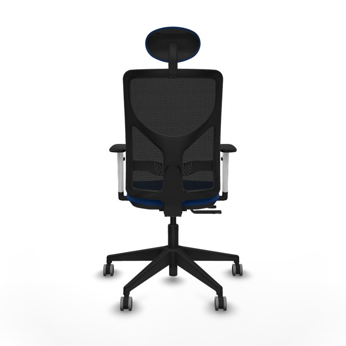 PIQUERAS Y CRESPO Silla de Oficina Motilla Azul con Mecanismo Sincro/Traslack PIQUERAS Y CRESPO Silla de Oficina Motilla Azul con Mecanismo Sincro/Traslack
