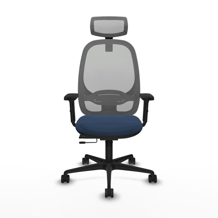 PIQUERAS Y CRESPO Silla de oficina Cilanco Azul marino y Gris PIQUERAS Y CRESPO Silla de oficina Cilanco Azul marino y Gris