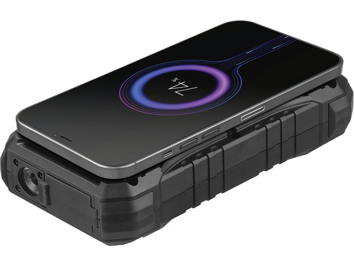 Sandberg Survivor 20000 mAh Powerbank IP66 Resistente Agua, Polvo, Golpes con Carga Inalámbrica 15W, USB-C 30W y QC 3.0 para Móviles Sandberg Survivor 20000 mAh Powerbank IP66 Resistente Agua, Polvo, Golpes con Carga Inalámbrica 15W, USB-C 30W y QC 3.0 para Móviles