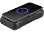 Sandberg Survivor 20000 mAh Powerbank IP66 Resistente Agua, Polvo, Golpes con Carga Inalámbrica 15W, USB-C 30W y QC 3.0 para Móviles