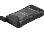 Sandberg Survivor 20000 mAh Powerbank IP66 Resistente Agua, Polvo, Golpes con Carga Inalámbrica 15W, USB-C 30W y QC 3.0 para Móviles