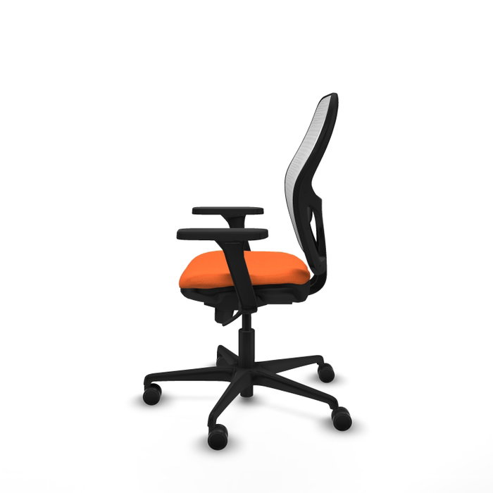 PIQUERAS Y CRESPO Silla de oficina Jorquera Naranja y Blanco
