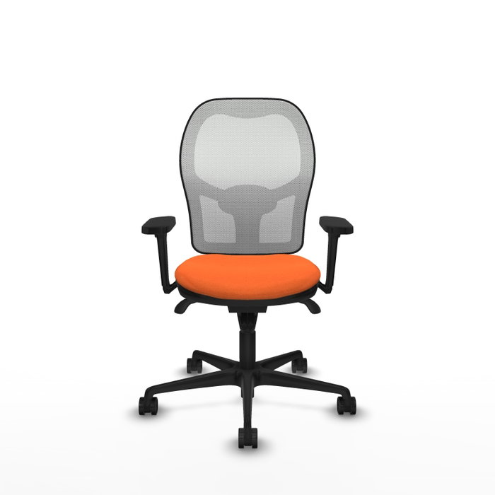 PIQUERAS Y CRESPO Silla de oficina Jorquera Naranja y Blanco