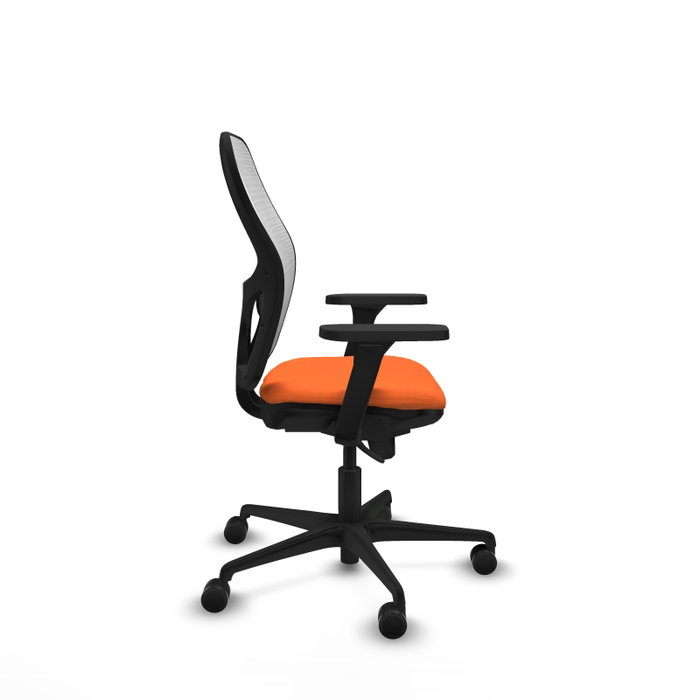 PIQUERAS Y CRESPO Silla de oficina Jorquera Naranja y Blanco