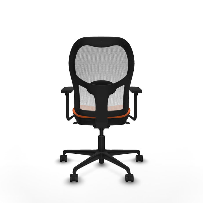 PIQUERAS Y CRESPO Silla de oficina Jorquera Naranja y Blanco
