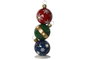 DKD Home Decor Figura Navidad Tradicional Multicolor Metal LED 27 x 66 x 26 cm