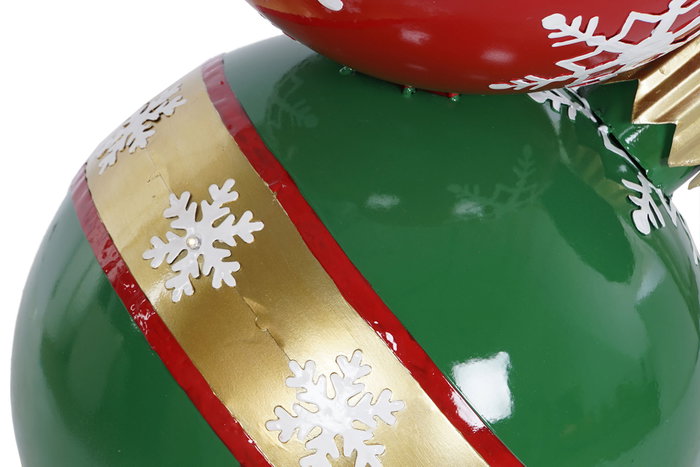 DKD Home Decor Figura Navidad Tradicional Multicolor Metal LED 27 x 66 x 26 cm