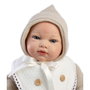 Muñecas Guca Muñeca Reborn Montessori Ivana 42 cm Vestido Lana Bebé Sin Pelo Español