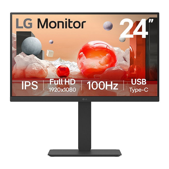 LG 24BA650-B.AEU Monitor Profesional IPS Full HD 100 Hz Negro