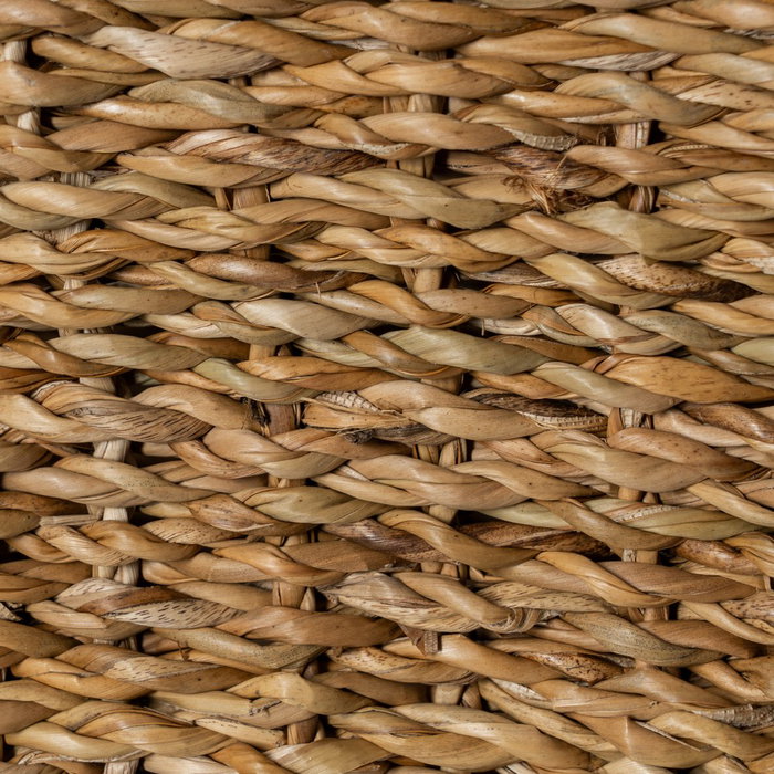 Revistero Metal/Fibra Natural 30 X 30 X 40 cm