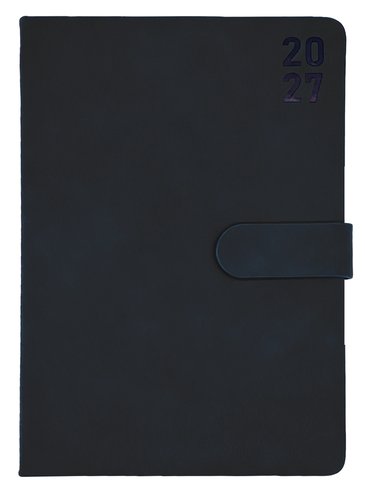 DIDEX Agenda Anual 2027 Tree A5 con Tapa Extra y Broche Negro DIDEX Agenda Anual 2027 Tree A5 con Tapa Extra y Broche Negro