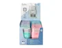 Liderpapel Goma de Borrar Rectangular con Protector Plástico y Sacapuntas 2 Usos Colores Surtidos