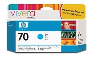 HP Cartucho de tinta HP 70 Cian 130 ml C9452A para Designjet Z2100/Z3100/Z5200