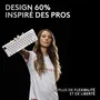 Logitech G Pro X 60 Lightspeed Teclado para Juegos Inalámbrico Blanco LOG1714696571615