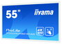 Iiyama TF5539UHSC-W1AG Monitor Pantalla Táctil 55" 4K UHD Blanco Multi-touch