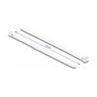 DeLOCK Bridas para cables reutilizables 150 x 7,2 mm, 100 piezas, blanco