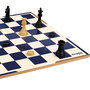 DEQUBE D00329 Set Ajedrez y Damas con Accesorios - Tablero, Piezas, Idioma Español/Inglés/Portugués, Edad +7 Años, Juego Estratégico