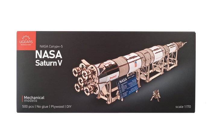 Ugears Maqueta de madera NASA Saturn V Ugears Maqueta de madera NASA Saturn V